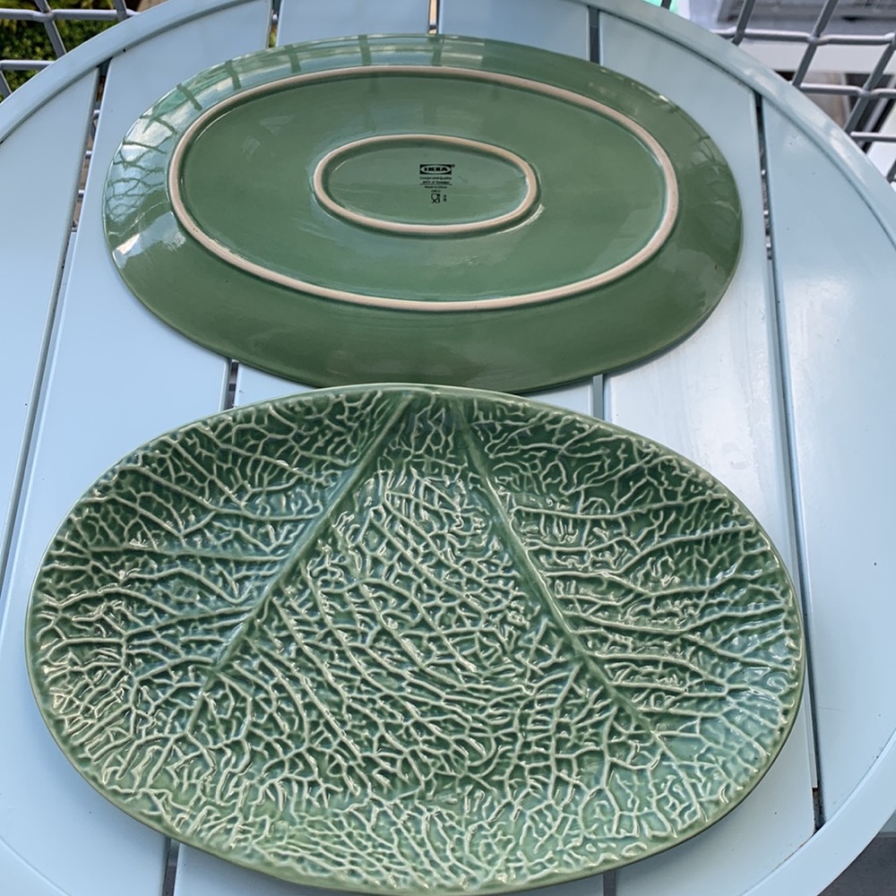 (2) IKEA SMAKBIT Serving platters